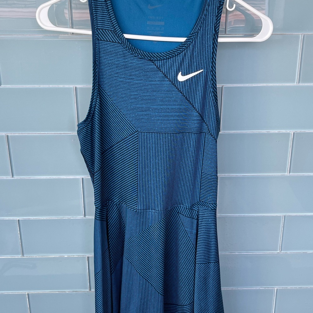 Nike Blue Geometric Sports Dress